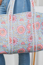 Floral Quilted Tote Bag - Premium Bags and Totes from LA Soul - Just $34.95! Shop now at Pat's Monograms