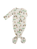 Barks & Birdies- Knotted Infant Gown - - Premium Baby Sleepwear from Goosies - Just $29.95! Shop now at Pat's Monograms