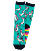 Unicorn Crew Sock One Size - Premium Socks from Lazy One - Just $9.95! Shop now at Pat's Monograms