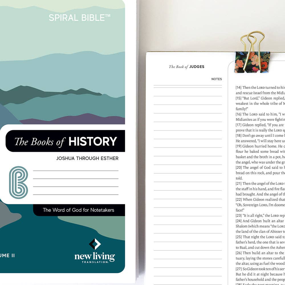 Spiral Bible™ - NLT - Joshua - Esther - Premium Bible from Spiral Bible - Just $42.95! Shop now at Pat's Monograms