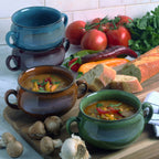Stoneware 24oz Reactive Glaze Soup Crocks - Premium gift item from Certified International - Just $12.95! Shop now at Pat's Monograms
