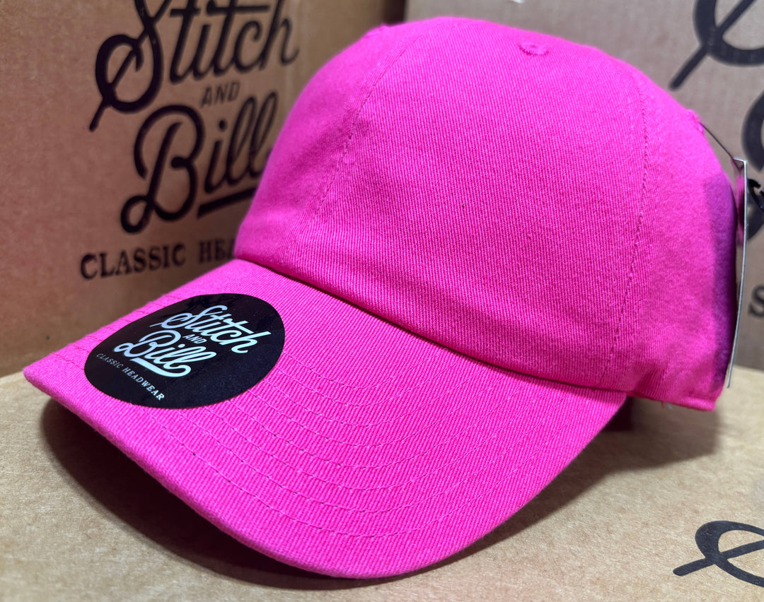 Premium Low Profile Baseball Cap - Dad Hat - Premium Headwear from Stitch and Bill Wholesale Hats - Just $8! Shop now at Pat's Monograms