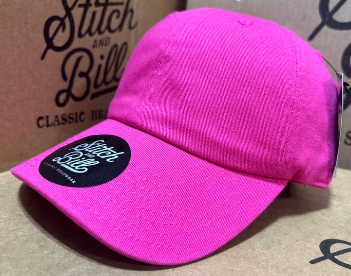 Premium Low Profile Baseball Cap - Dad Hat - Premium Headwear from Stitch and Bill Wholesale Hats - Just $8! Shop now at Pat's Monograms