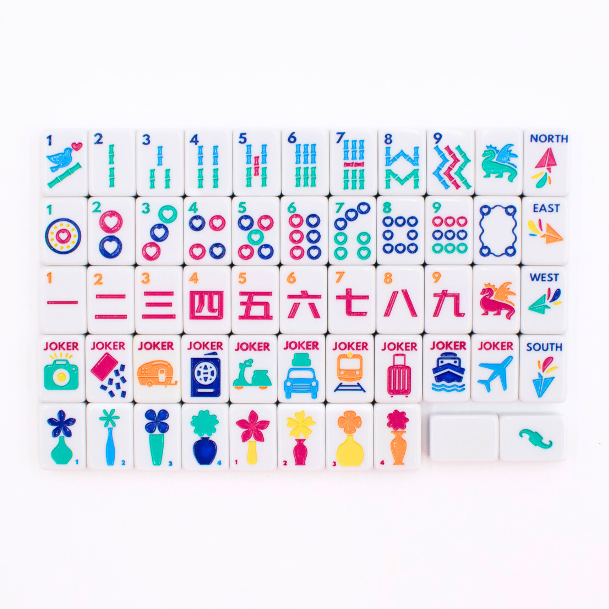 MINI TRAVEL MAHJONG  |  Mini Anywhere Series  |  White - Premium Mahjong from My Fair Mahjong - Just $195.95! Shop now at Pat's Monograms