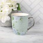 Mug Mint/Cream Hydrangea Helping Me Grow - Premium Christian Gift Items from Christian Art Gifts - Just $10.95! Shop now at Pat's Monograms