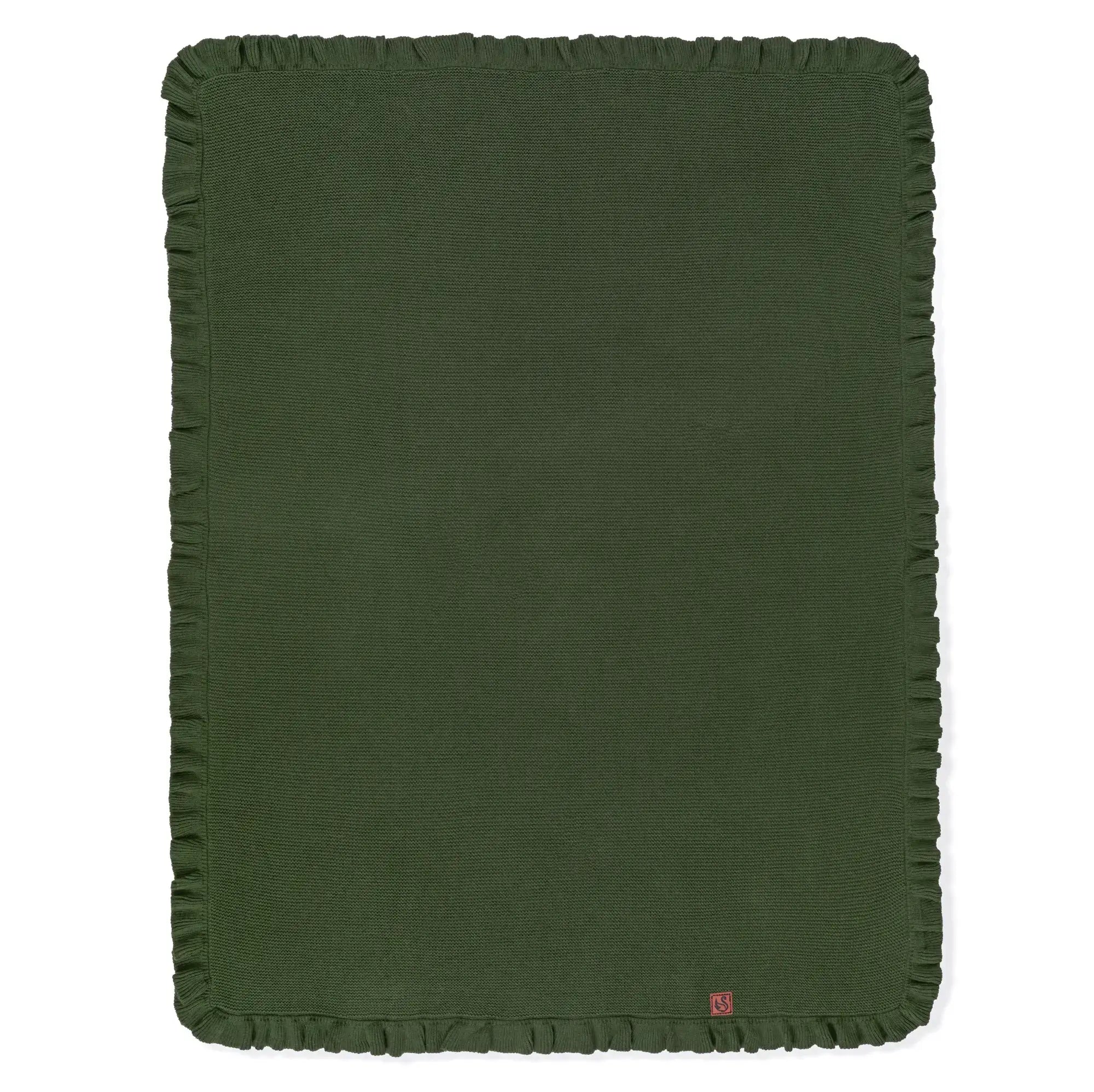 Ruffled Knit Baby Blanket - 100% Cotton - Premium Baby Blanket from SwaddleAn - Just $44.95! Shop now at Pat's Monograms