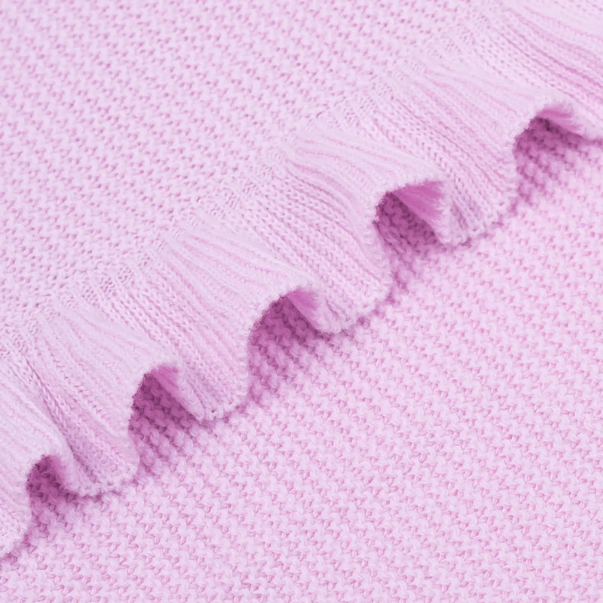 Ruffled Knit Baby Blanket - 100% Cotton - Premium Baby Blanket from SwaddleAn - Just $44.95! Shop now at Pat's Monograms