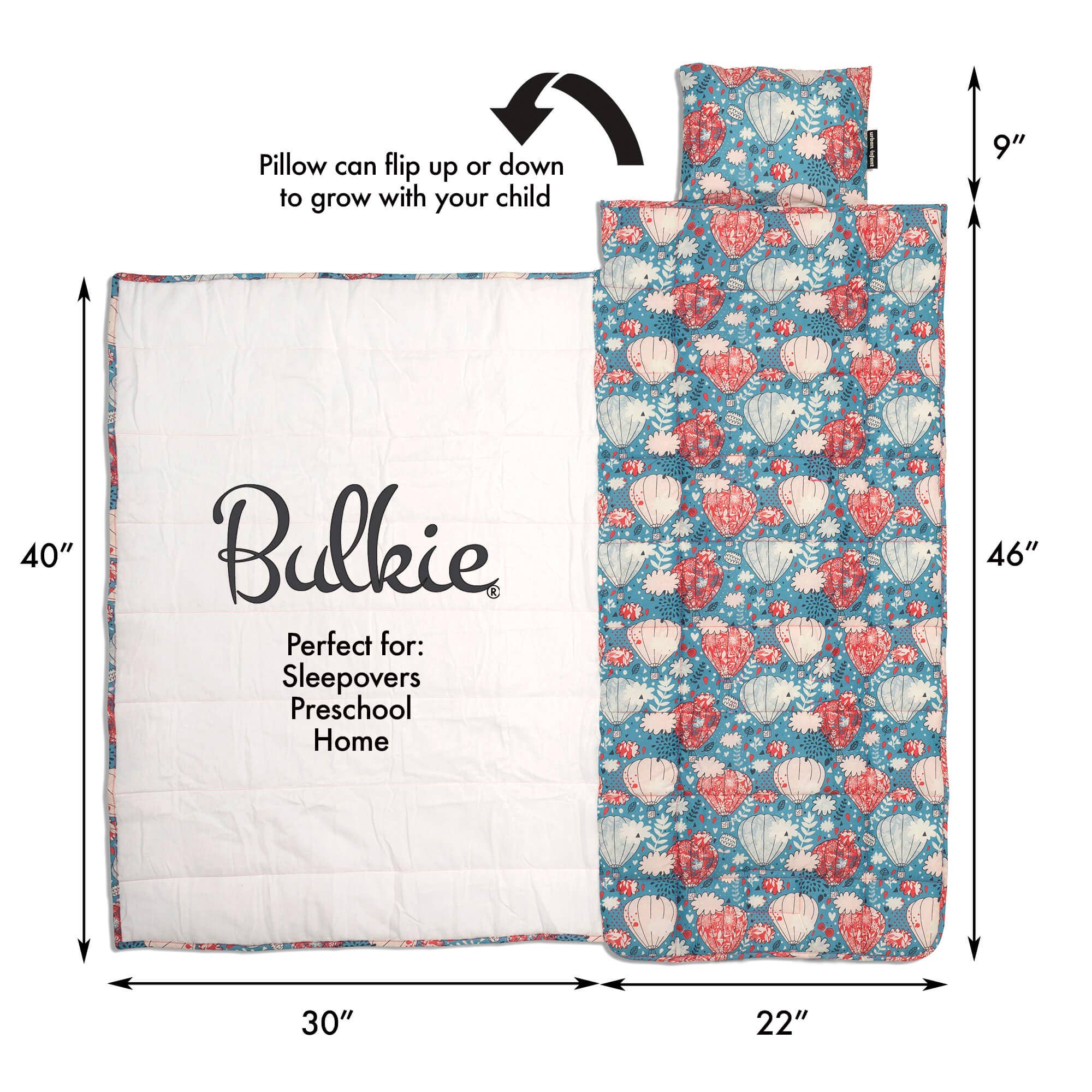 Kids Toddler Nap Mat Sleep Mat - Balloons Bulkie™ - Premium Napmat from Urban Infant - Just $69.95! Shop now at Pat's Monograms