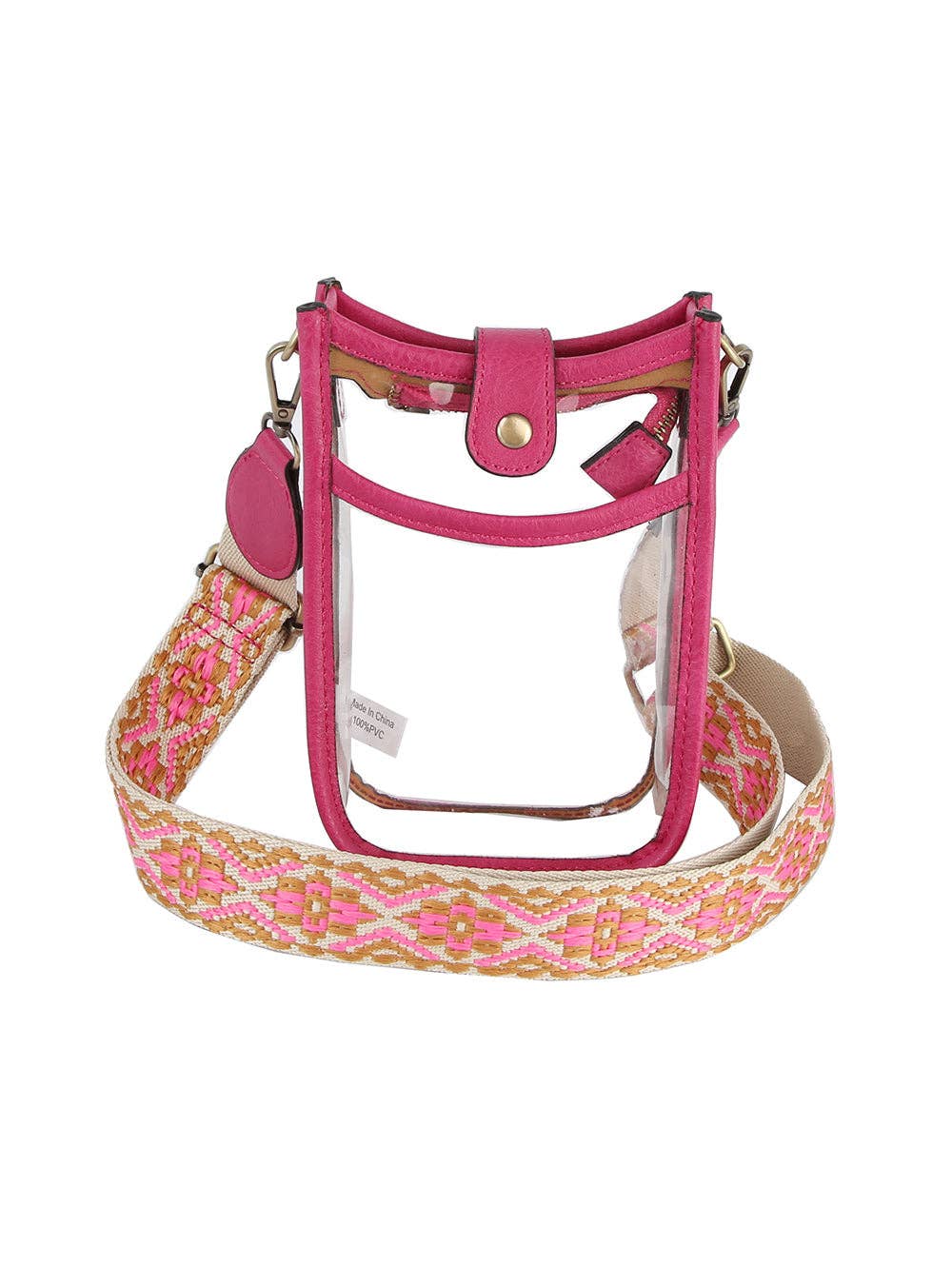 Clear Crossbody Sling - Premium handbag from Handbag Factory Corp - Just $32.95! Shop now at Pat's Monograms