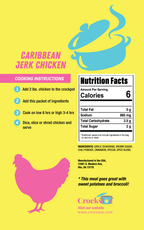 Caribbean Jerk Chicken - Premium Gourmet Foods from Crockstar Dinner Club - Just $9.95! Shop now at Pat's Monograms