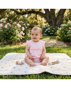 Pink Ruffle Jumper Romper - Premium Baby & Toddler Outfits from Lil Cactus - Just $38.95! Shop now at Pat's Monograms