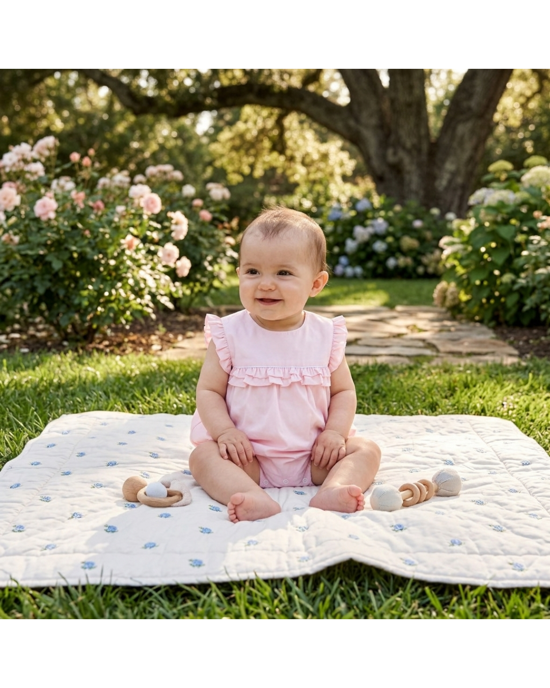 Pink Ruffle Jumper Romper - Premium Baby & Toddler Outfits from Lil Cactus - Just $38.95! Shop now at Pat's Monograms