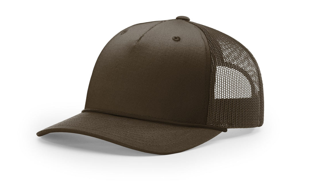 Richardson 112FPR - 5 Panel Trucker w/Rope - Premium Caps from Richardson - Just $12.95! Shop now at Pat's Monograms