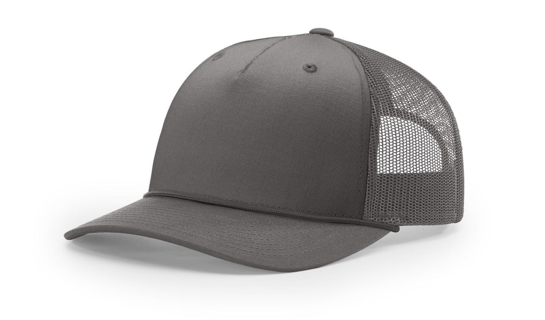 Richardson 112FPR - 5 Panel Trucker w/Rope - Premium Caps from Richardson - Just $13.50! Shop now at Pat's Monograms