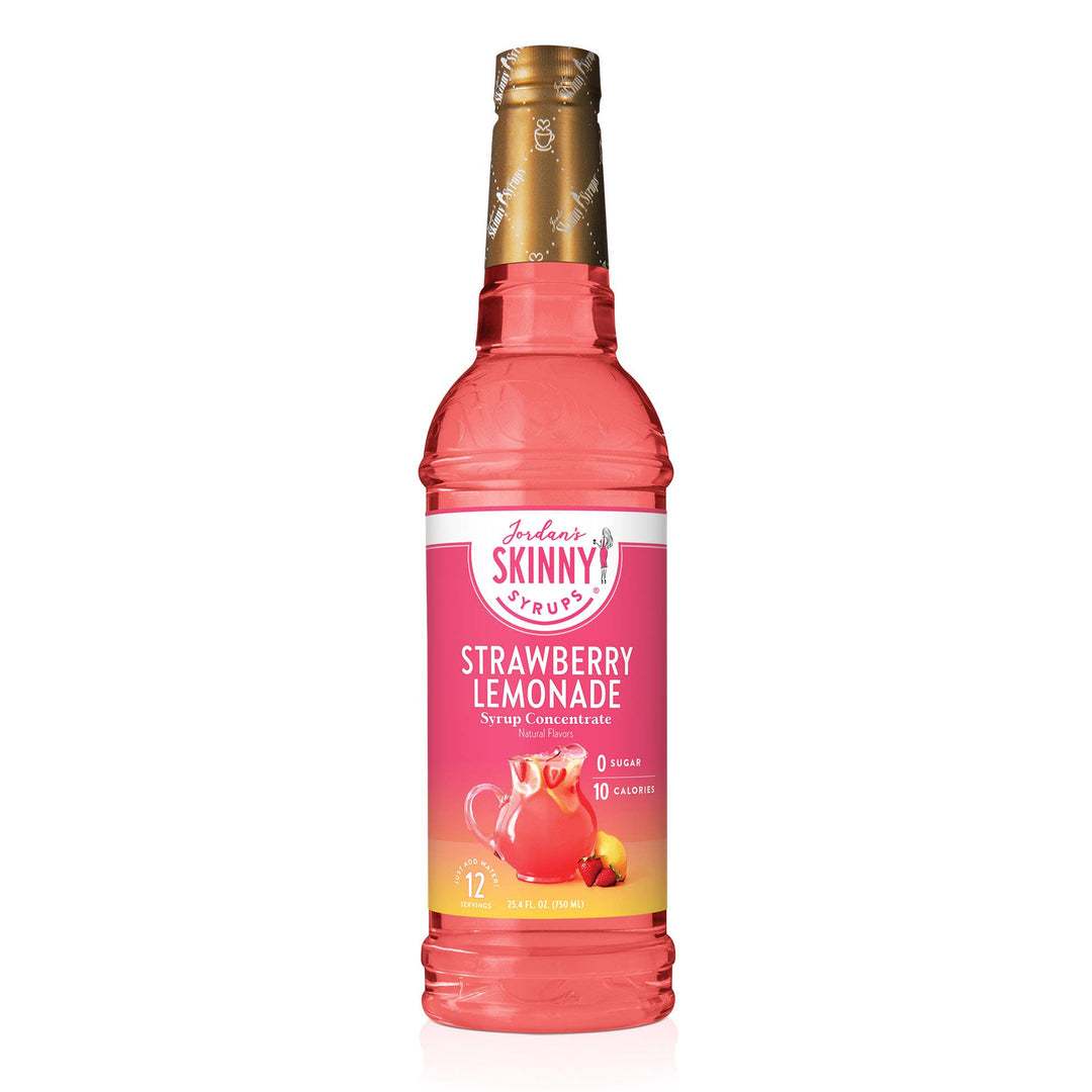 Strawberry Lemonade Syrup Concentrate - Premium drink mix from Jordan's Skinny Mixes - Just $8.99! Shop now at Pat's Monograms