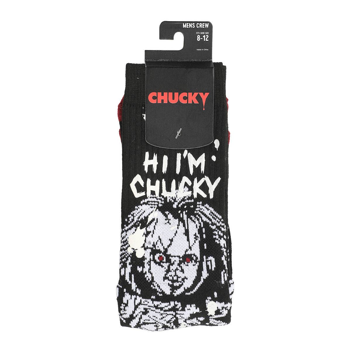 Chucky Color Changing Crew Sock - Premium Socks from Bioworld Merchandising - Just $11.95! Shop now at Pat's Monograms