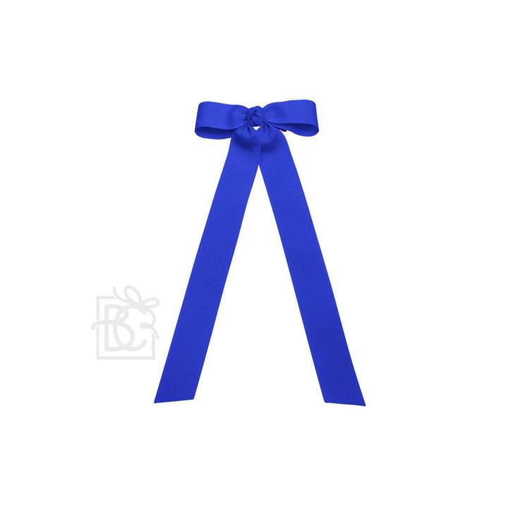 FLAT BOW W/ 7" STREAMERS ON ALLIGATOR CLIP - Premium Hair Bows from Beyond Creations, LLC - Just $9.95! Shop now at Pat's Monograms