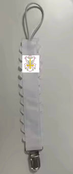 Pacifier Clip, Monogram-able Assorted Colors - Premium Baby Accessories from Zsa Zsa & LoLLi Monogram Blanks - Just $6! Shop now at Pat's Monograms