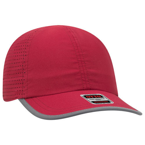 Reflective 6 Panel Running Hat 133-1258 - Premium Caps from Otto Caps - Just $12! Shop now at Pat's Monograms