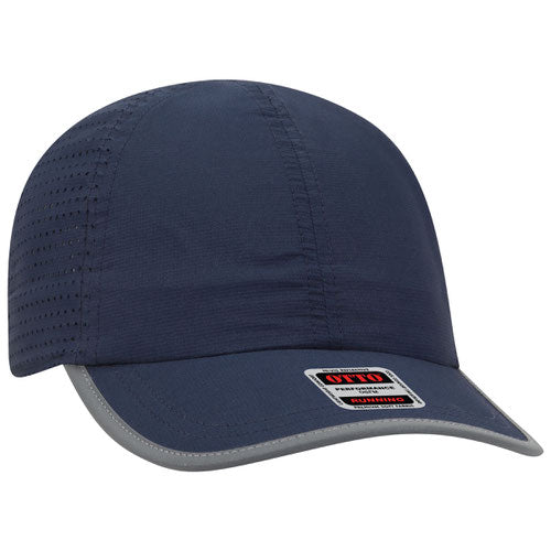 Reflective 6 Panel Running Hat 133-1258 - Premium Caps from Otto Caps - Just $12! Shop now at Pat's Monograms