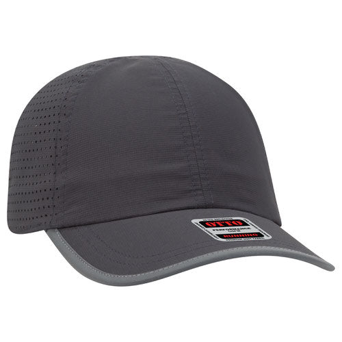 Reflective 6 Panel Running Hat 133-1258 - Premium Caps from Otto Caps - Just $12! Shop now at Pat's Monograms