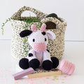 DIY Crochet Kit Cow Kirby - Premium Baby Gift from Hoooked - Just $11.94! Shop now at Pat's Monograms