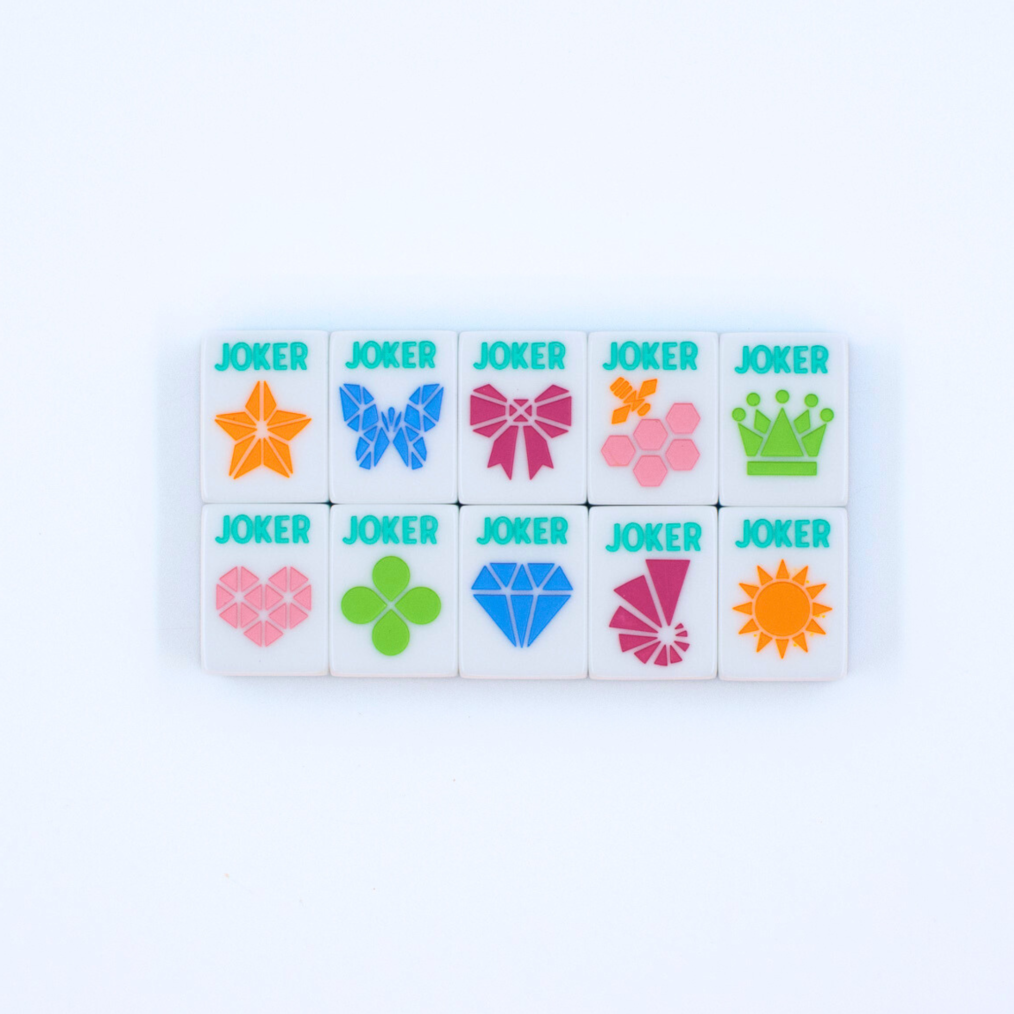 Crystal Prism Blue | Mahjong with Bold Angles and Vibrant Vibes - Premium Mahjong from My Fair Mahjong - Just $365! Shop now at Pat's Monograms