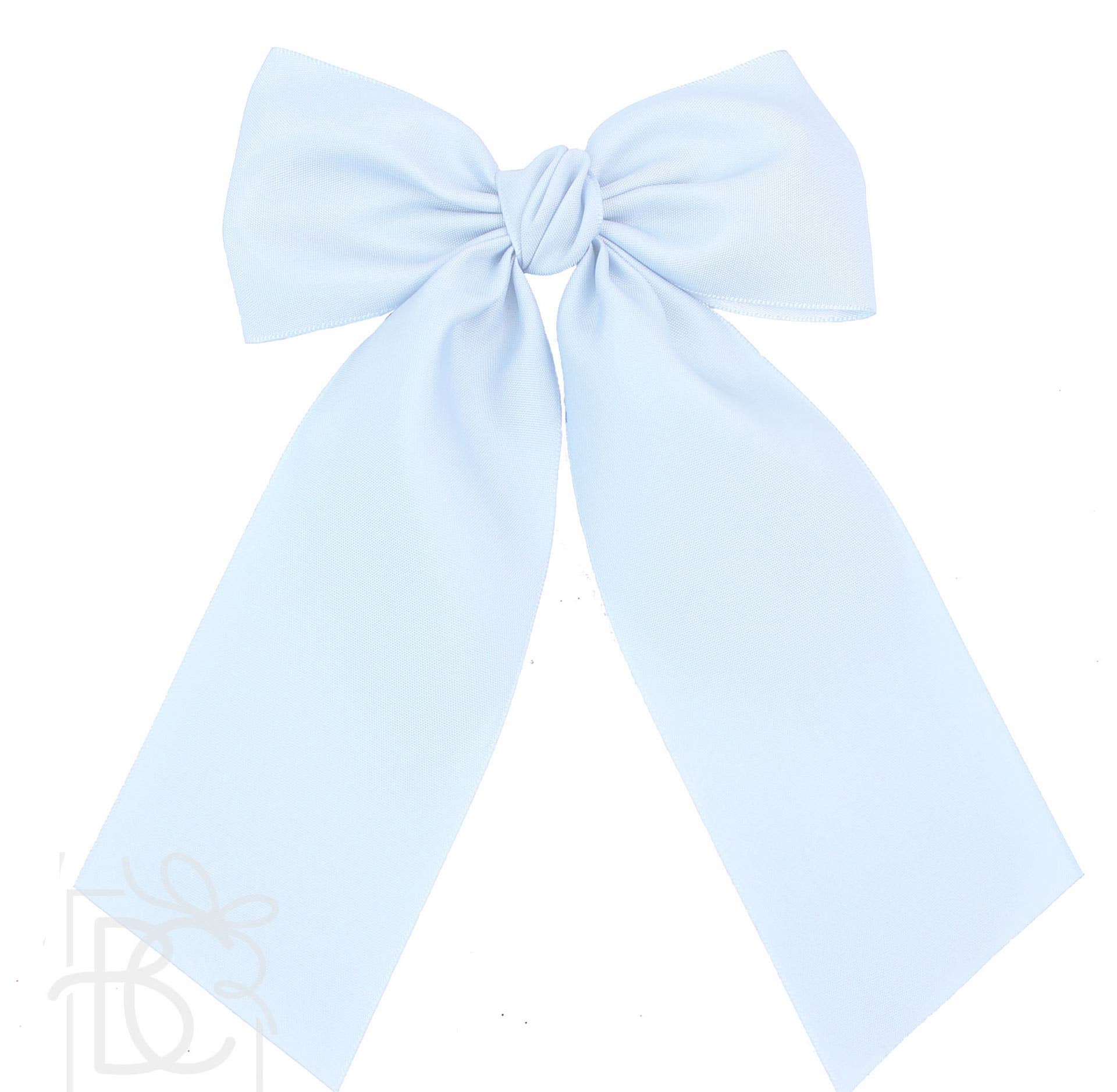 Matte Satin Longtail Hair Bow with Euro Knot - Premium Hairbows from Beyond Creations, LLC - Just $19.95! Shop now at Pat's Monograms