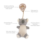 Bitzy Pal Natural Rubber Pacifier & Plush - Premium  from Itzy Ritzy - Just $14.95! Shop now at Pat's Monograms