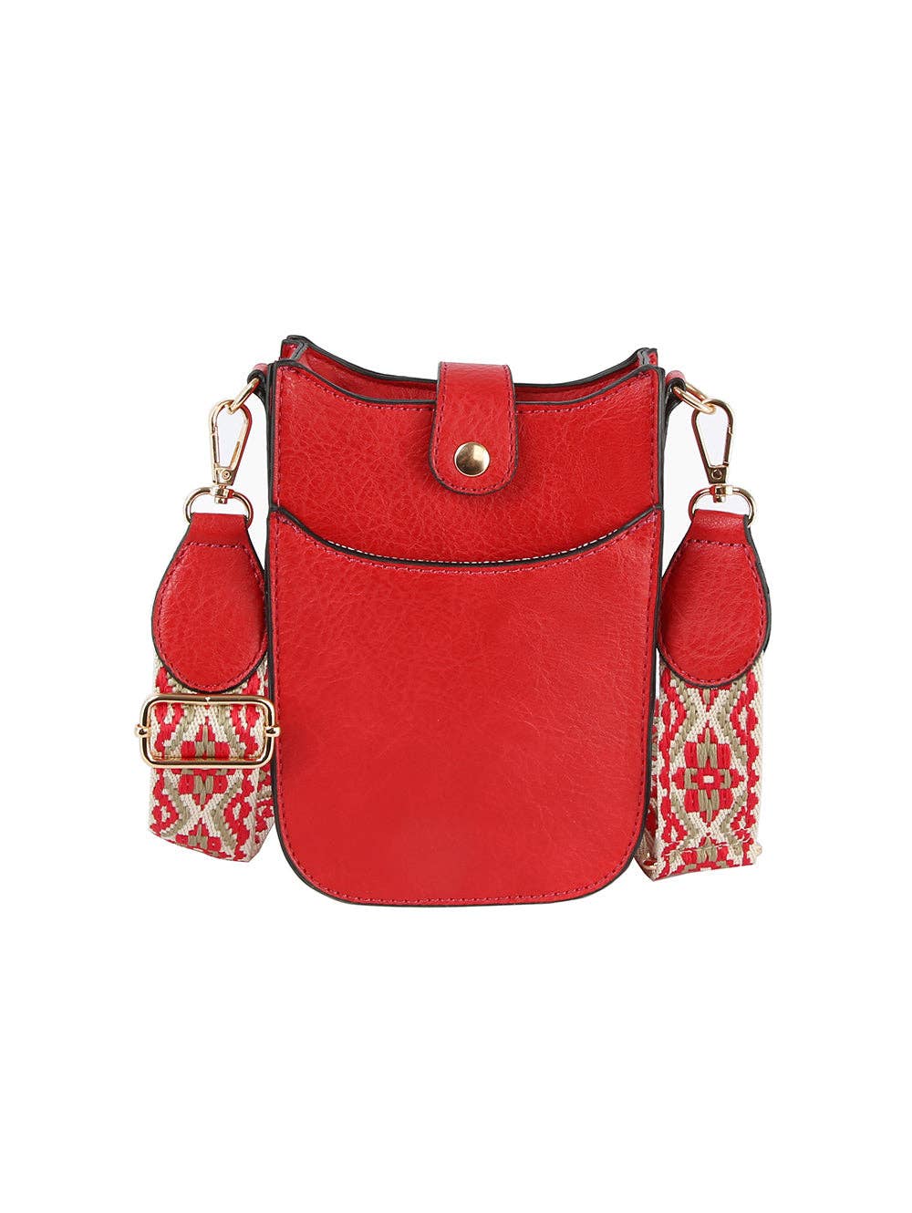 Woven Strap Accented Crossbody Sling - Premium handbag from Handbag Factory Corp - Just $29.95! Shop now at Pat's Monograms