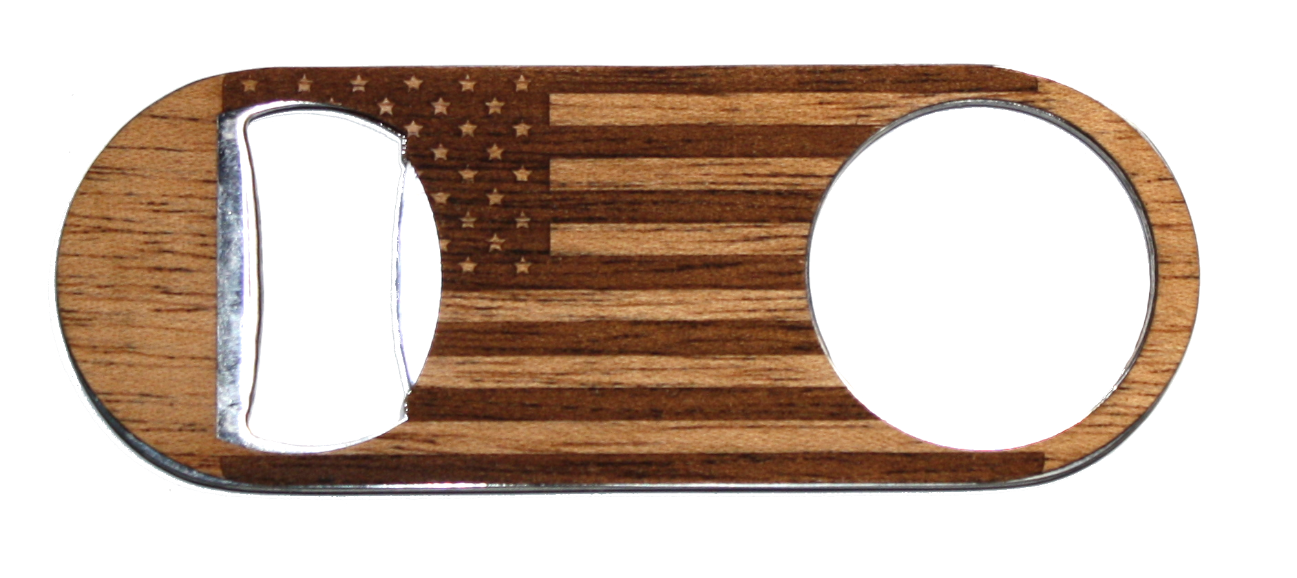 Customizable Wooden Keychain Bottle Opener - Premium barware from WUDN Handcrafted - Just $11! Shop now at Pat's Monograms