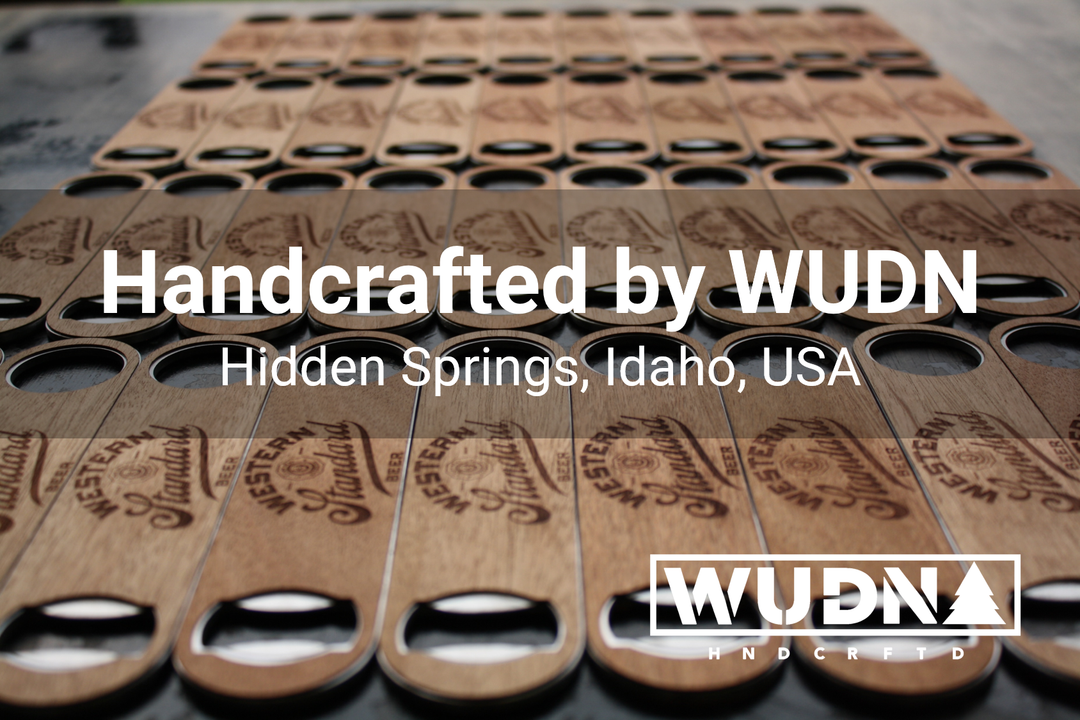 Customizable Wooden Keychain Bottle Opener - Premium barware from WUDN Handcrafted - Just $11! Shop now at Pat's Monograms