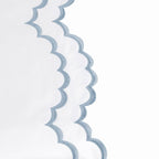 Double Scallop Embroidered Percale Euro Sham Pair - Premium Home Textiles from Mélange Home - Just $48.95! Shop now at Pat's Monograms