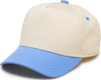 Kids Two Tone Vintage Cap - Light Blue/Beige - Premium Trucker Cap from Funky Junque - Just $15.95! Shop now at Pat's Monograms