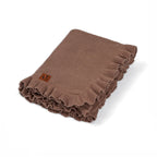 Ruffled Knit Baby Blanket - 100% Cotton - Premium Baby Blanket from SwaddleAn - Just $44.95! Shop now at Pat's Monograms