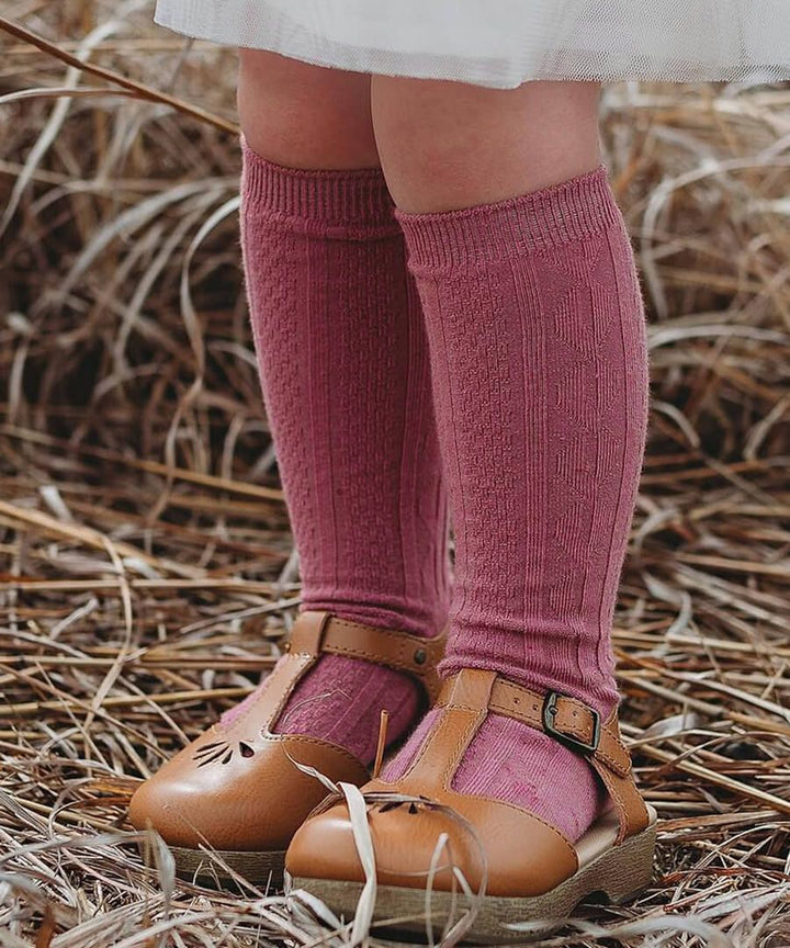 Fashion Cable Knee Socks - Premium Infant Wear from Jefferies Socks - Just $7.95! Shop now at Pat's Monograms