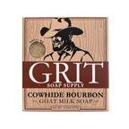 Cowhide & Bourbon Goat Milk Bar Soap - Premium Bath & Body from GRIT Soap Supply - Just $8.95! Shop now at Pat's Monograms
