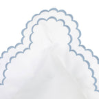 Double Scallop Embroidered Percale Euro Sham Pair - Premium Home Textiles from Mélange Home - Just $48.95! Shop now at Pat's Monograms