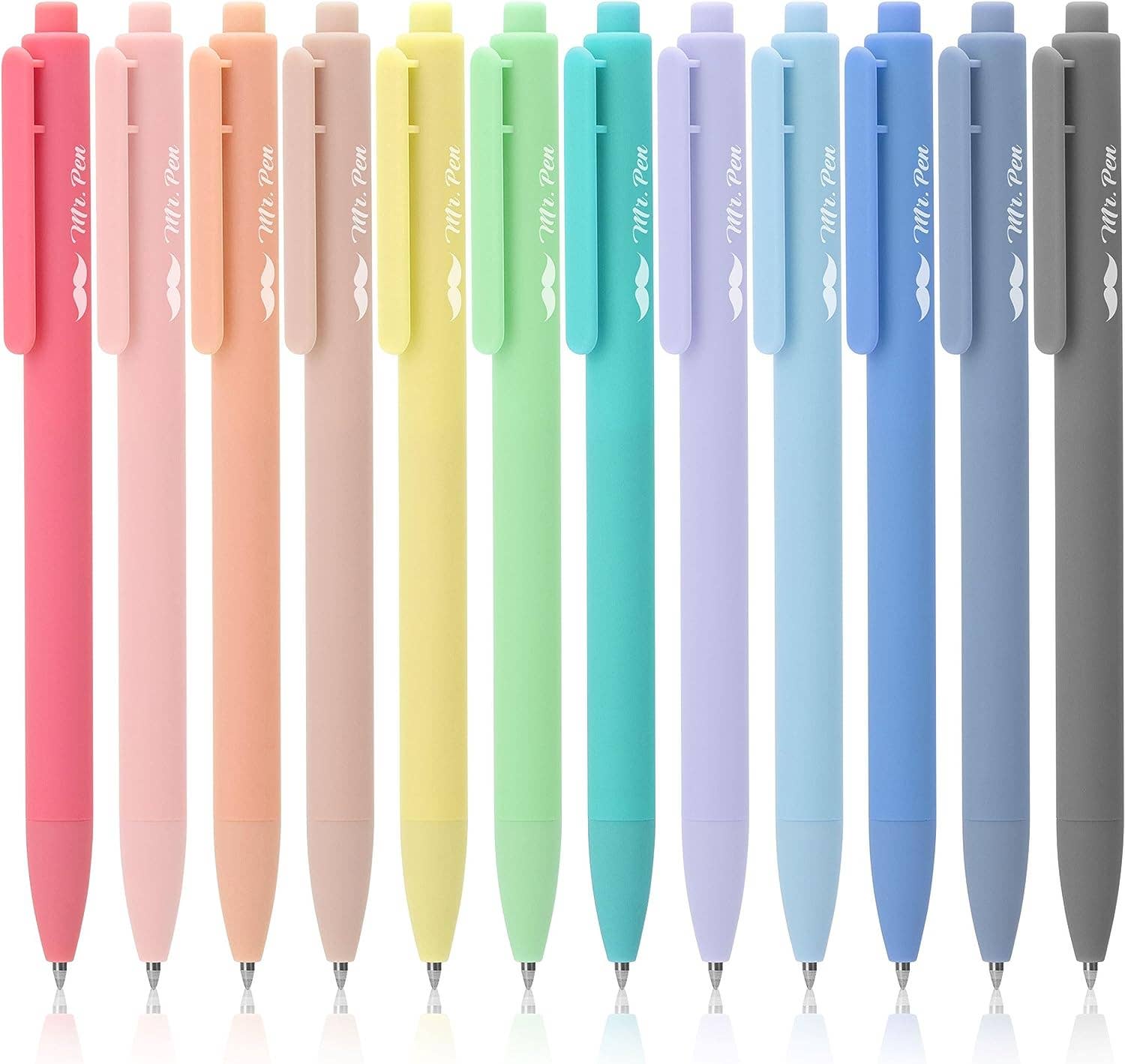 Mr. Pen 12-Pack Fast Dry Retractable Gel Pens - Premium Pens from Mr. Pen - Just $11.95! Shop now at Pat's Monograms
