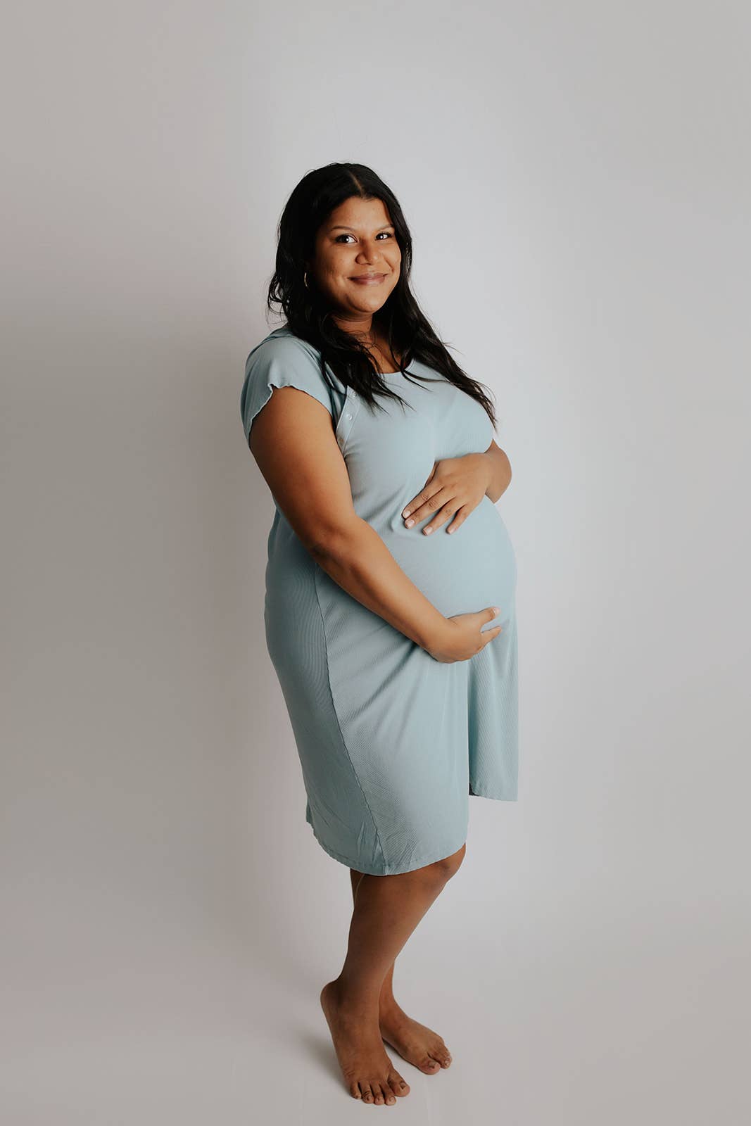 Blue Bird Maternity Mommy Labor and Delivery/ Nursing Gown - Premium Maternity Clothing from Three Little Tots - Just $36.95! Shop now at Pat's Monograms