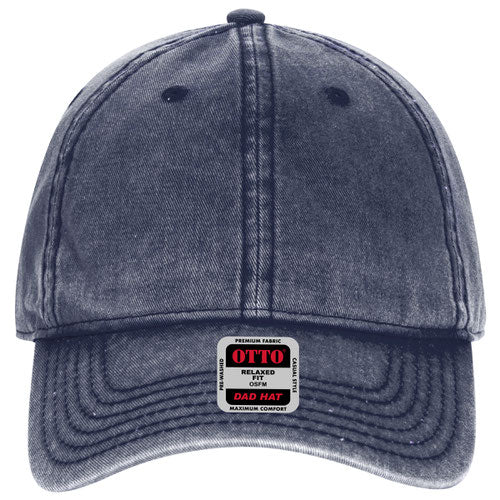 Snow Washed Superior Cotton Twill Dad Hat - Premium Caps from Otto Caps - Just $12! Shop now at Pat's Monograms