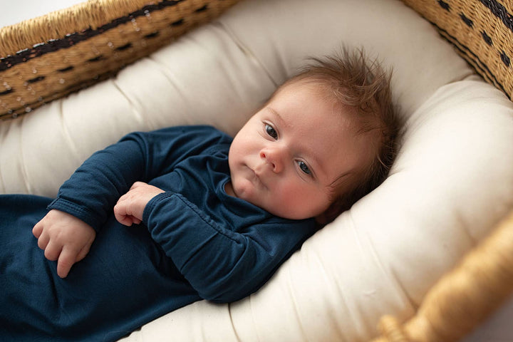 Navy Blue Knotted Gown - Premium  from Three Little Tots - Just $26.95! Shop now at Pat's Monograms