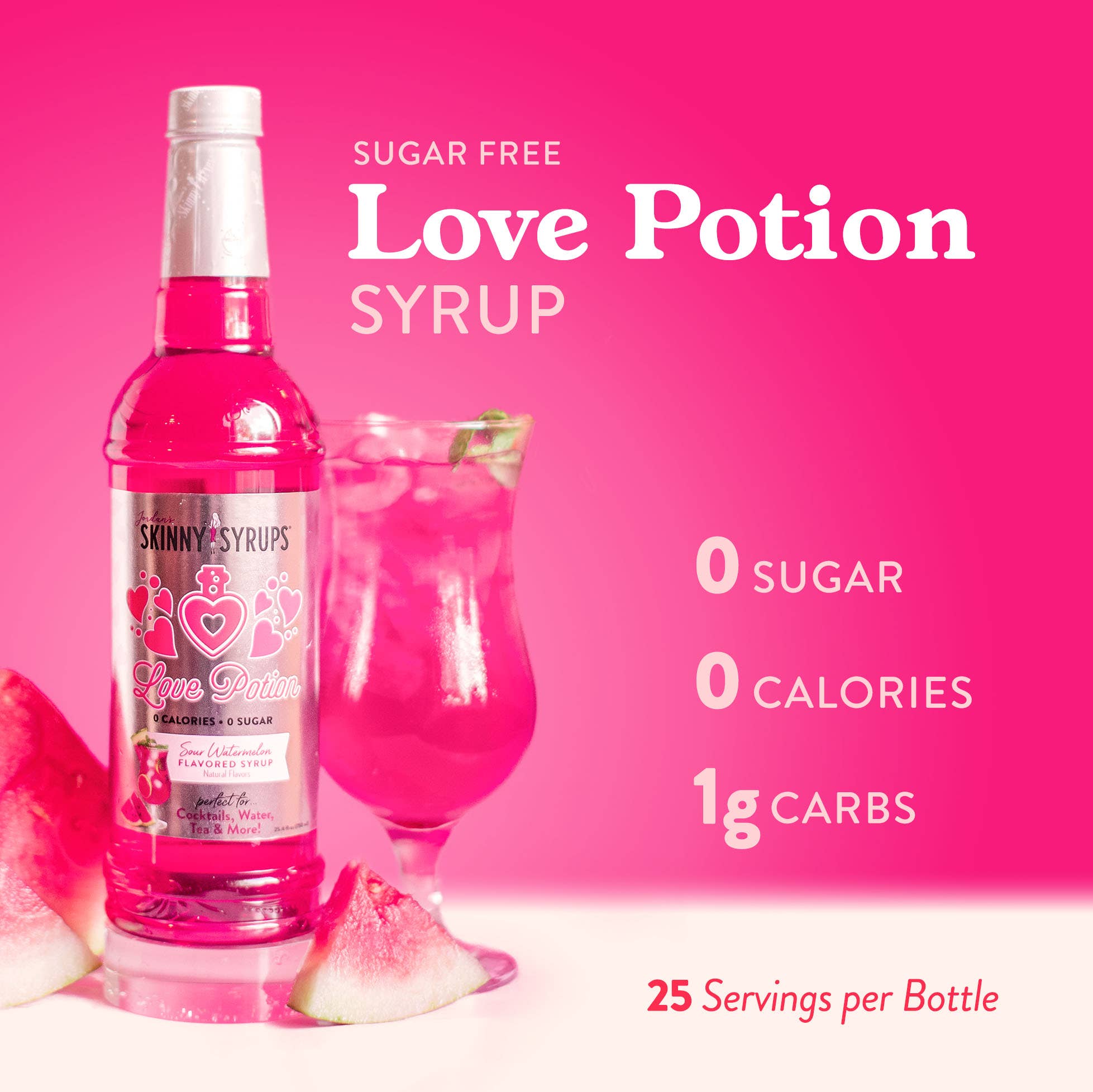 Sugar Free Sour Love Potion™ Syrup - Premium drink mix from Jordan's Skinny Mixes - Just $9.59! Shop now at Pat's Monograms