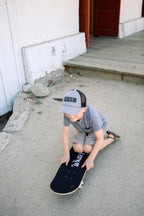 DUDE Trucker Hat - Grey & Black - Premium Trucker Cap from The Mama X™ Brand - Just $18.95! Shop now at Pat's Monograms