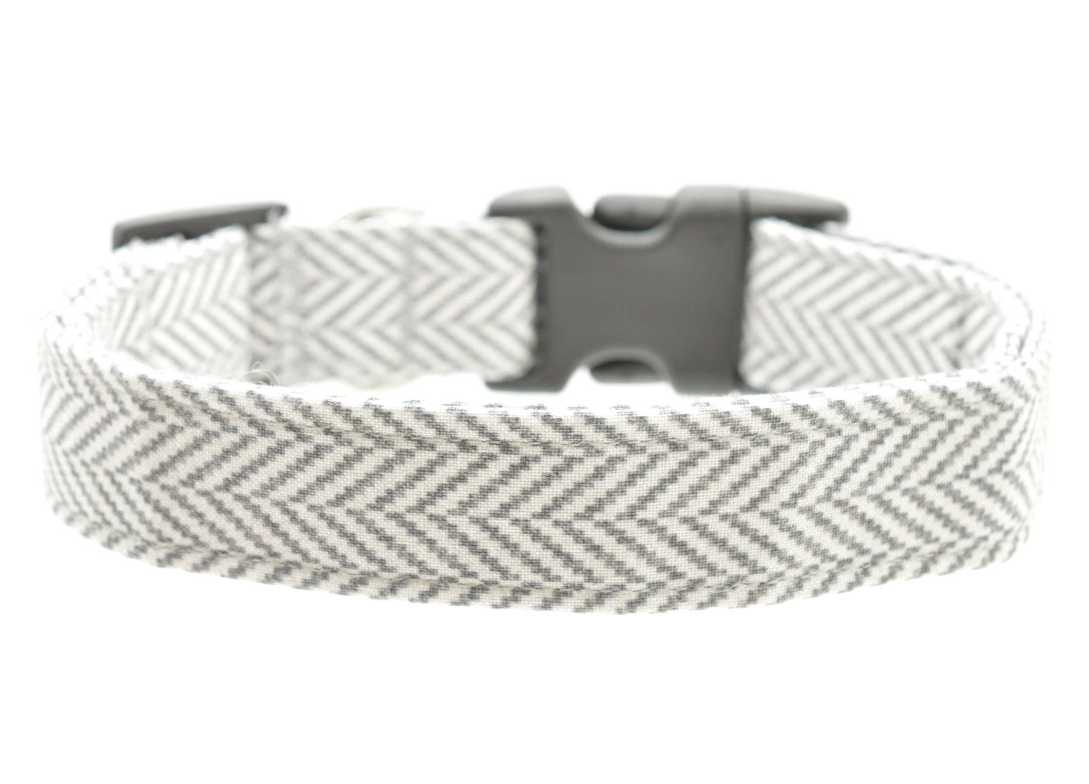 Gray Herringbone Collar - Premium pet lovers from Dog Collar World - Just $9! Shop now at Pat's Monograms