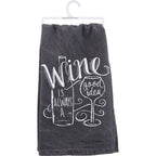 Wine Is Always A Good Idea Kitchen Towel - Premium Kitchen Towel from Primitives by Kathy - Just $9.95! Shop now at Pat's Monograms