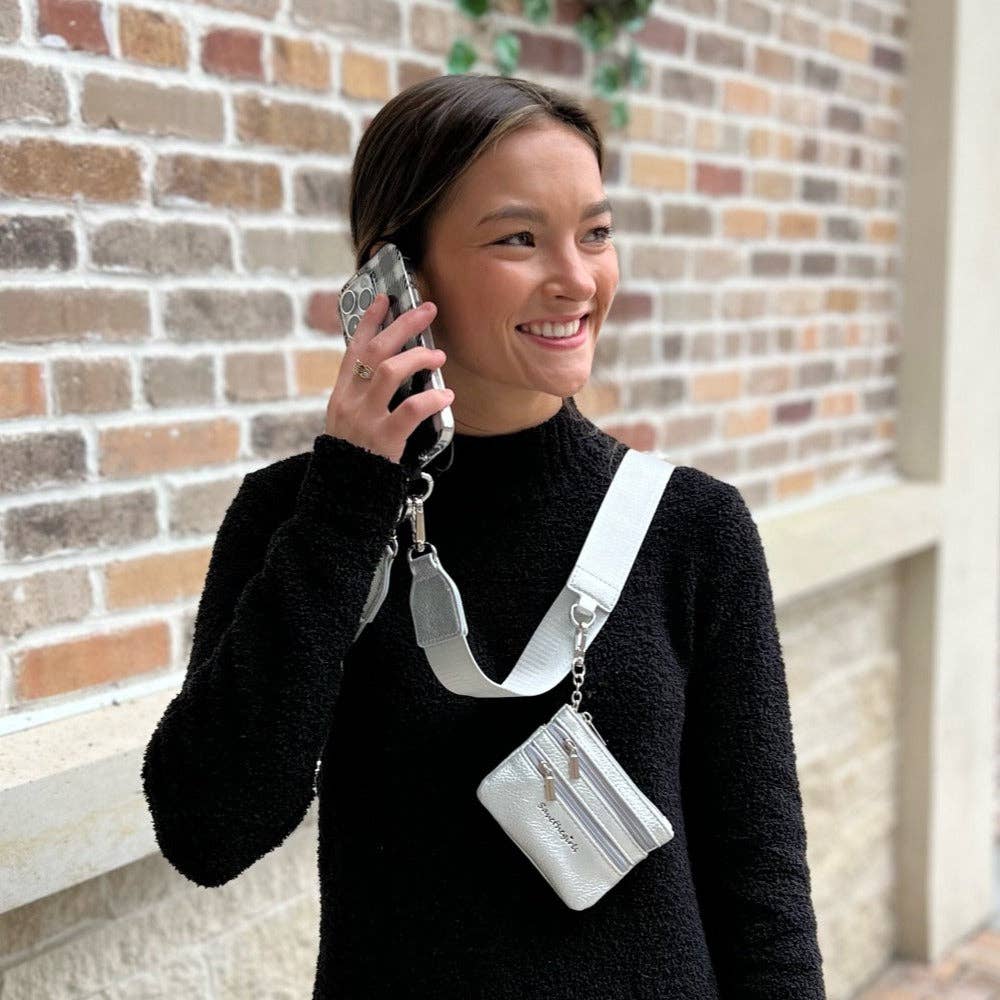 Clip & Go Strap with Pouch - Neutral Collection - Premium phone accessories from Save The Girls - Just $23.95! Shop now at Pat's Monograms