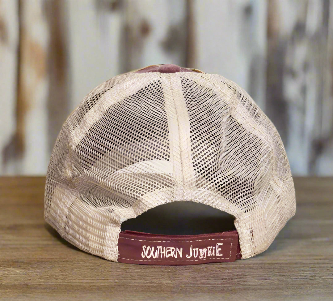 GIRLS Distressed Mesh Back Caps - Premium baseball cap from GRACE+EMMA by Southern Grace - Just $8.95! Shop now at Pat's Monograms