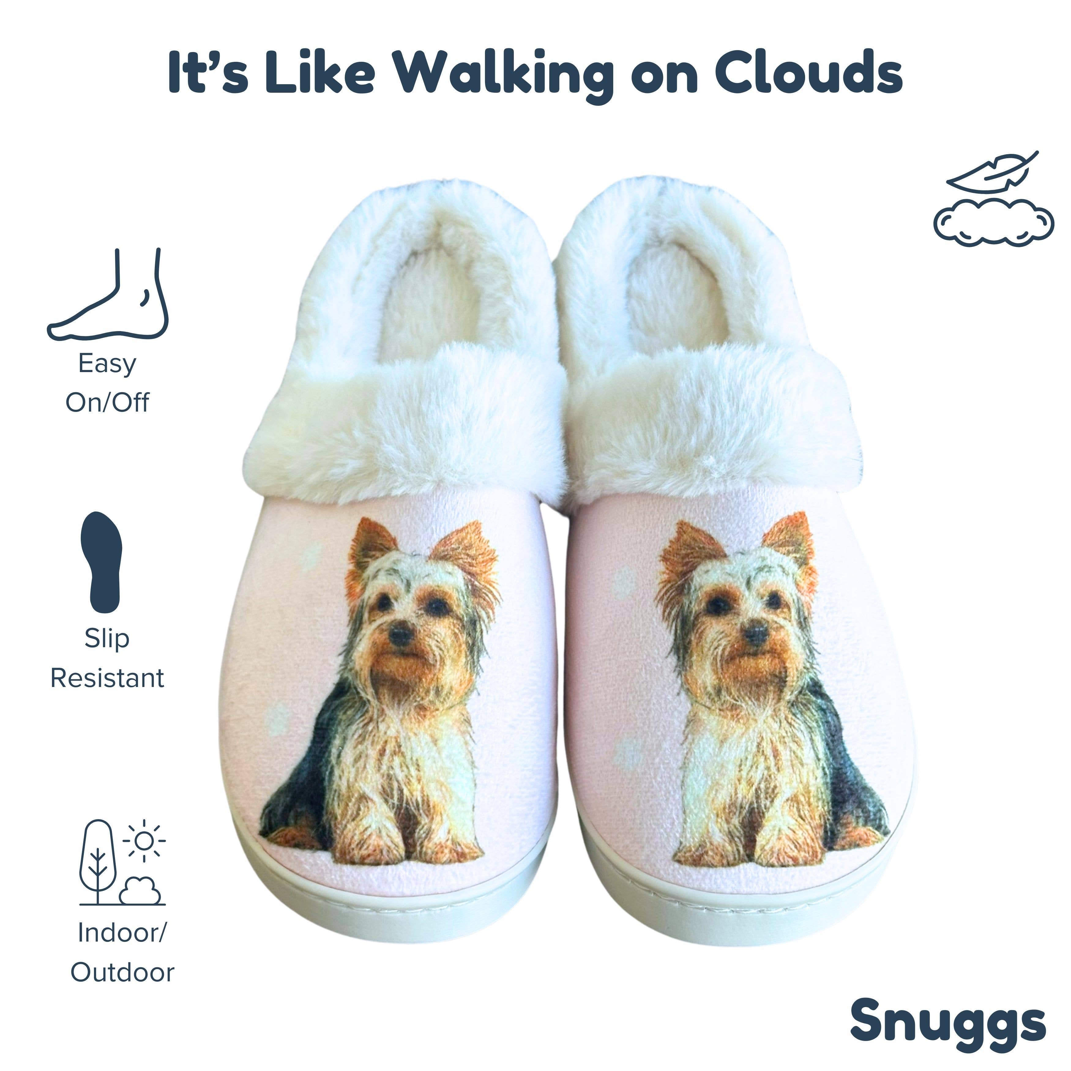 Yorkie Snuggs Slipper - Comfy - Pet lover - Premium  from E&S Pets - Just $24.95! Shop now at Pat's Monograms