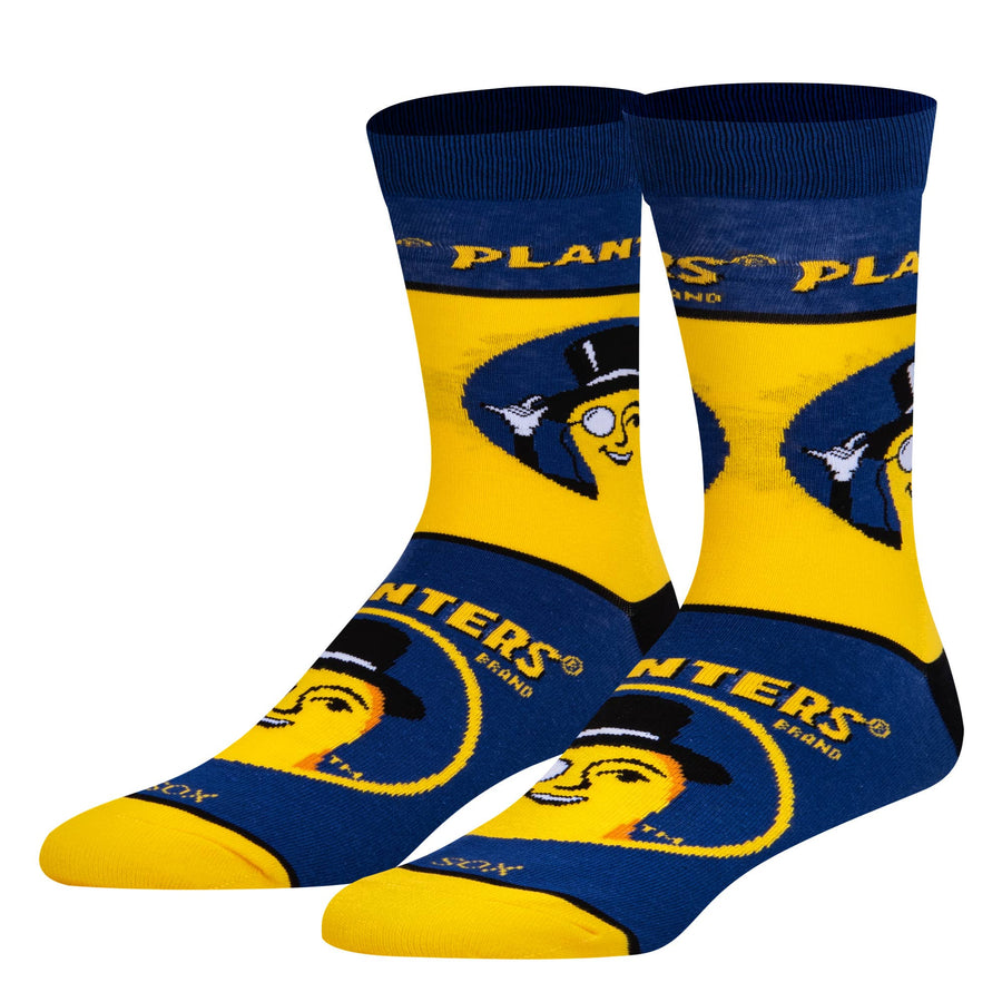 Mr Peanut - Mens Crew Folded - Premium socks from Cool Socks - Just $11.95! Shop now at Pat's Monograms